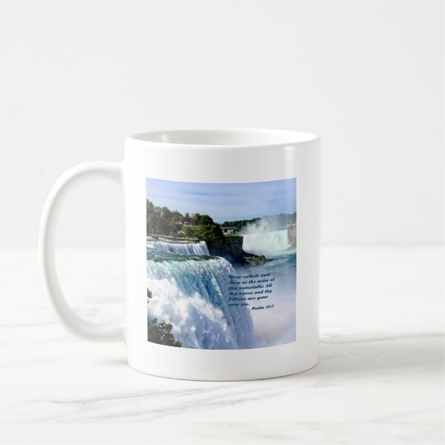Psalm 42:7 coffee mug (Left)