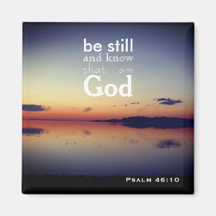 Psalm 46:10 "Be Still" Great Salt Lake, Utah Magnet