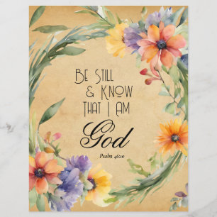 Psalm 46:10 Bible Verse Flyer