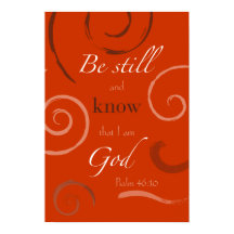 Psalm 46:10 Choose your own colour! Customisable