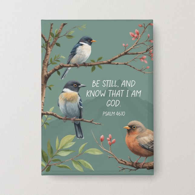 Psalm 46:10 Christian Bible Verse Image  (Front)