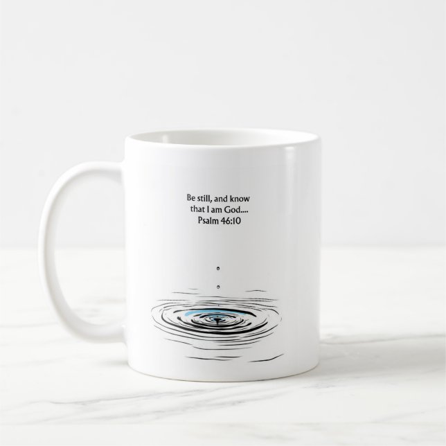 Psalm 46:10 Christian Mug | Inspirational Gift (Left)