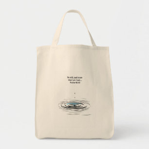 Psalm 46:10 Christian Tote Bag Faith Gift Bag