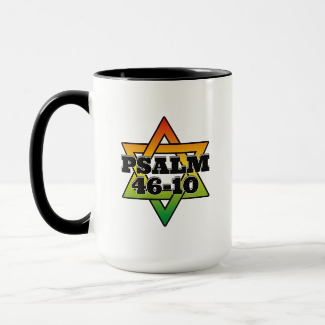 Psalm 46-10 - Combo Mug (Left)