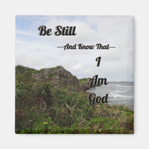 Psalm 46:10 I Am God Psalm Bible Verse Magnet