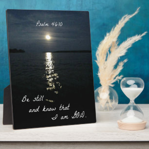 Psalm 46:10 plaque