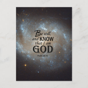 Psalm 46:10 postcard