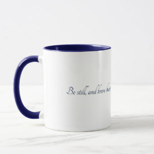 Psalm 46:10, (Style 2), Gift Mug