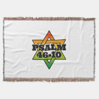 Psalm 46-10 - Throw Blanket