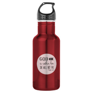 Psalm 46:5 Aluminium 532 Ml Water Bottle