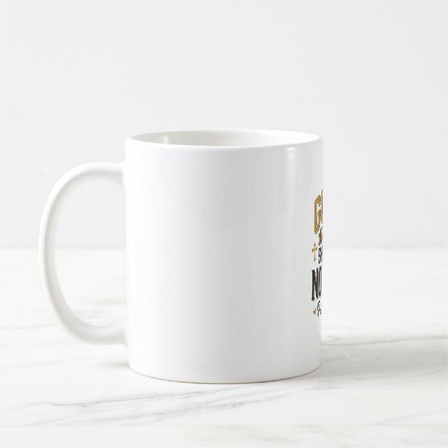 Psalm 46_5 Christian Typography Vector Coffee Mug (Left)