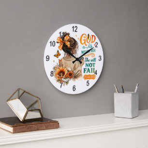 Psalm 46:5... large clock