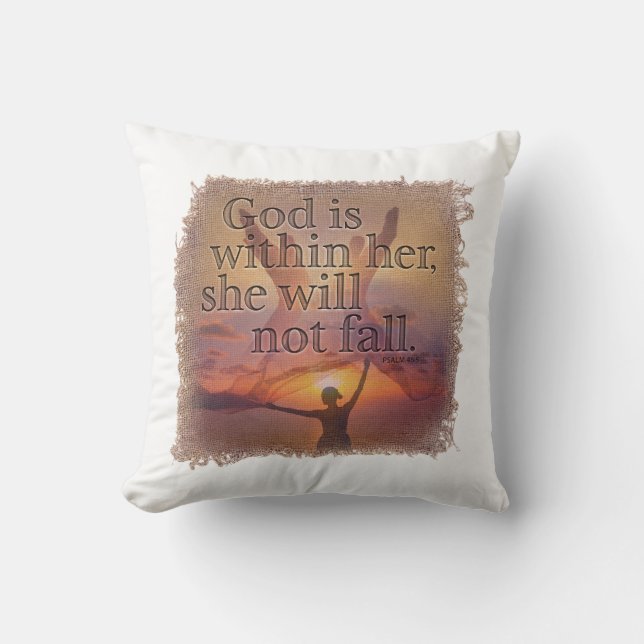 PSALM 46:5 Pillow (Front)
