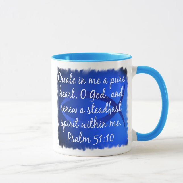 Psalm 51:10 mug (Right)