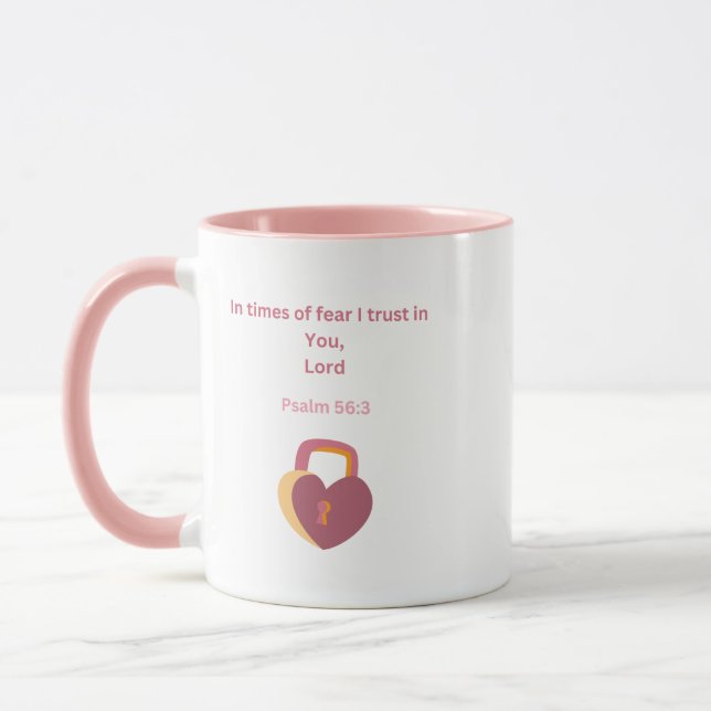 Psalm 56:3 Combo Mug (Left)