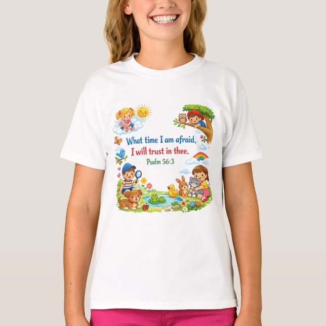 Psalm 56:3 T-Shirt (Front)