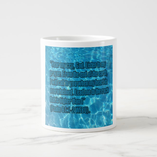 Psalm 61:1-2 WEBU Mug (Front)