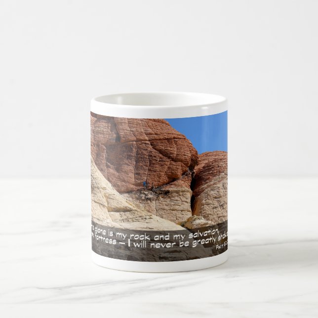 Psalm 62:2 Mug (Center)