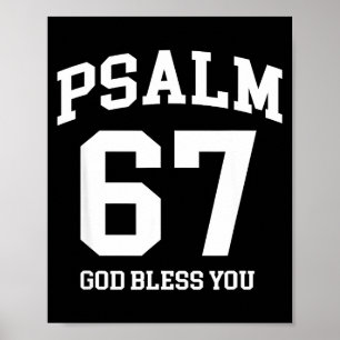Psalm 67 Christian 6 7 Six Seven Jesus Funny Meme Poster