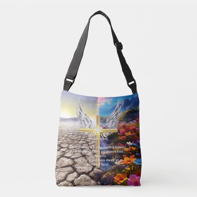 Psalm 68 crossbody bag (Front)