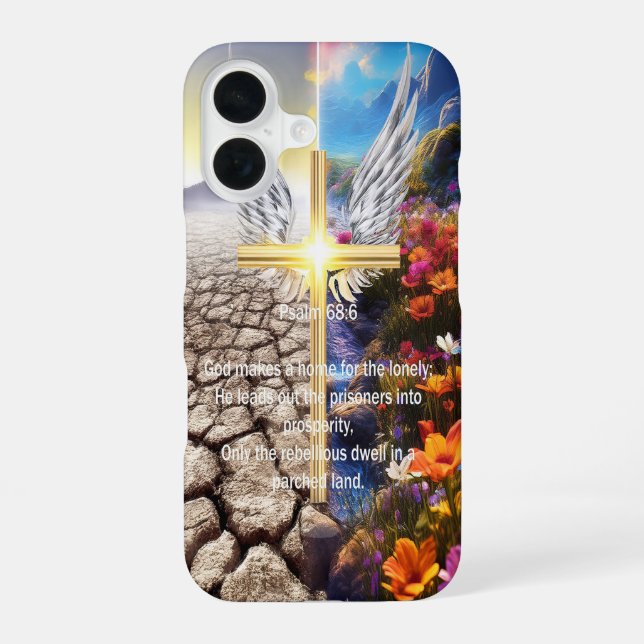 Psalm 68 iPhone 16 case (Back)