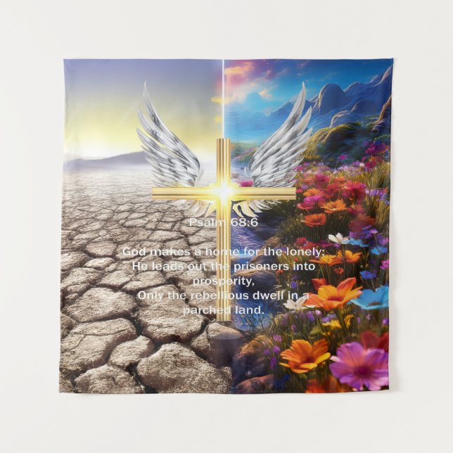 Psalm 68 tapestry (Front)