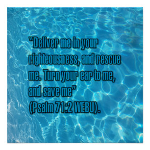 Psalm 71:2 WEBU Poster