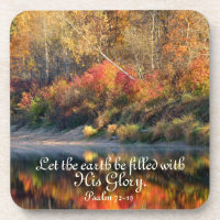 Psalm 72:19 Bible Verse God's Glory Coasters