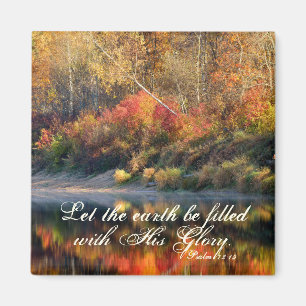 Psalm 72:19 Bible Verse God's Glory Magnet