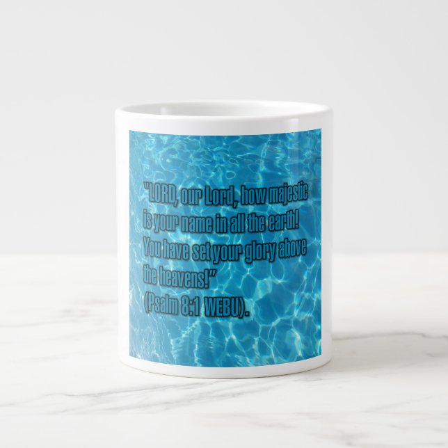 Psalm 8:1 WEBU Mug (Front)