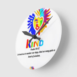 Psalm 90:12 LK Logo Clock – Time with Purpose