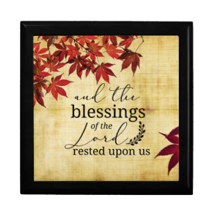 PSALM 90:17 Blessings of the Lord Rested Upon Us Gift Box