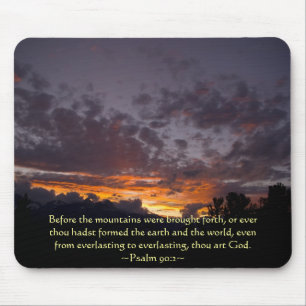 Psalm 90:2 Sierra Sunset Mouse Mat