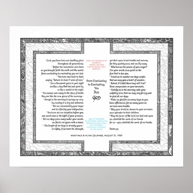 Psalm 90 poster (Front)