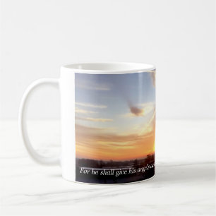 Psalm 91:11 (sunrise) coffee mug