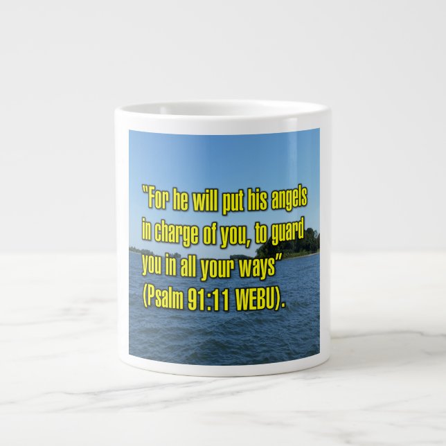 Psalm 91:11 WEBU Mug (Front)