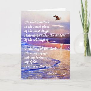 Psalm 91:1-2 He that dwelleth in the secret place Card