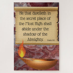 Psalm 91:1 jigsaw puzzle