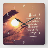 Psalm 91:4 He will cover you with His Feathers