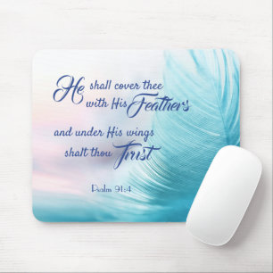 Psalm 91:4 Mouse Pad - King James Version