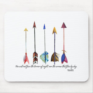 Psalm 91 Arrow Mouse Mat