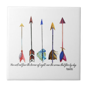 Psalm 91 Arrow Tile