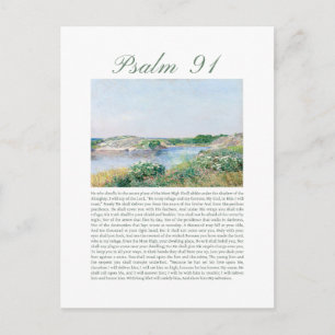 Psalm 91  Bible Verse postcard