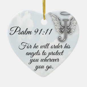 Psalm 91 ceramic tree decoration