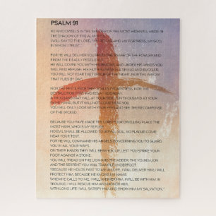 Psalm 91 Cross Painting  Jigsaw Puzzle