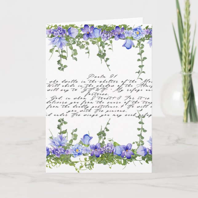 Psalm 91 invitation (Front)