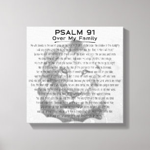 Psalm 91 Lion Rustic Artwork Family Home Decor