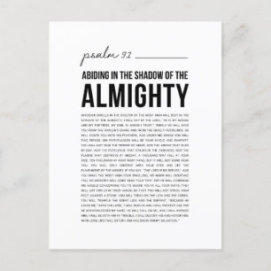 Psalm 91 NKJV Postcard