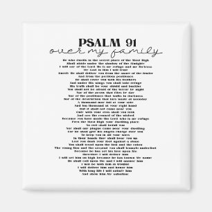 Psalm 91 Over Your Family Magnet