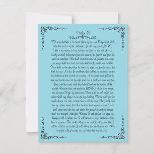 Psalm 91 Postcard
